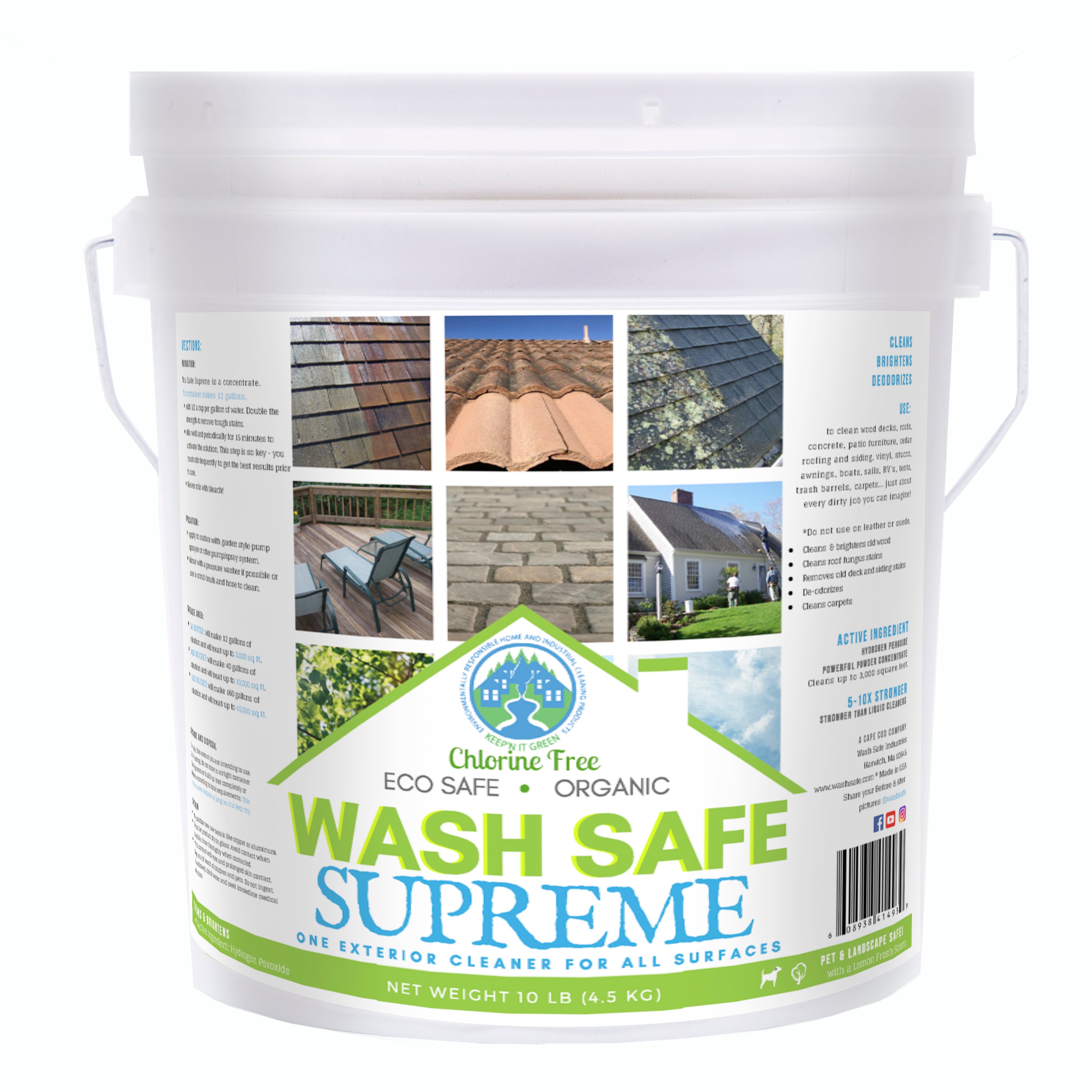 best plant safe house wash Wash Safe™ SUPREME Eco-Safe and Organic All-Purpose Exterior Cleaner