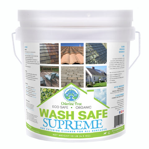 Wash Safe Supreme pressure washing cleaner formula biodegradable cleaning solution pressure washing chemicals, roof cleaning, deck cleaning, concrete cleaning, all purpose, exterior cleaner, jr chemical coatings, wash safe, best pressure washing solution, cleaner