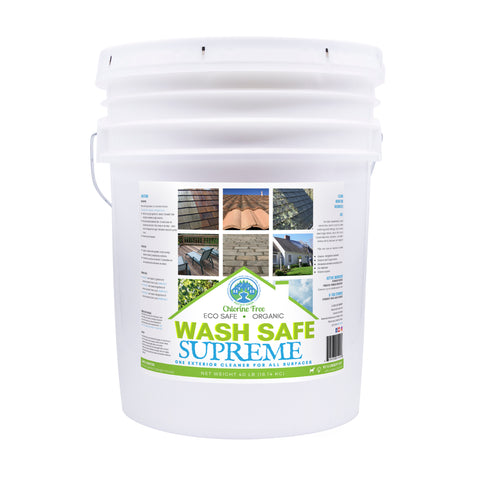 Wash Safe Supreme pressure washing cleaner formula biodegradable cleaning solution pressure washing chemicals, roof cleaning, deck cleaning, concrete cleaning, all purpose, exterior cleaner, jr chemical coatings, wash safe, best pressure washing solution, cleaner