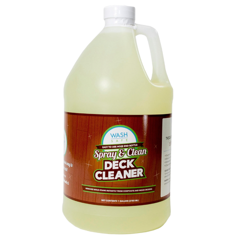 World's Best Spray and Clean Composite Deck Cleaner recommended by Trex and Timbertech