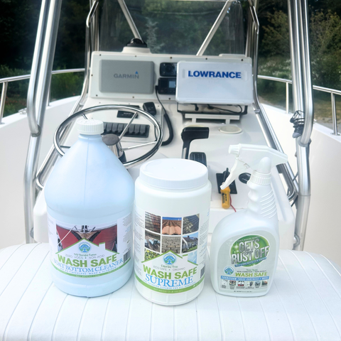 Complete Boat Restoration Kit – Hull Cleaner, Rust Remover & Bottom Cleaner System