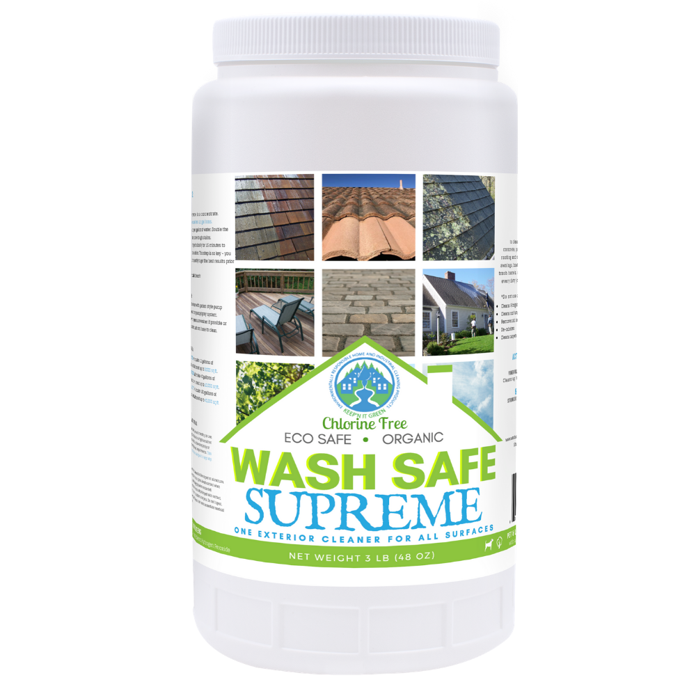 Wash Safe Industries Supreme Clean Eco-Safe and All Natural Exterior Surface Cleaner 3 lb Container