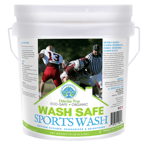 Image of wash safe, sports wash, uniform cleaner, uniform detergent, tough stains, deodorizer, stain remover, sports uniform, jock, baseball, basketball, football, soccer, lacrosse, gear, equipment, detergent, extra strength